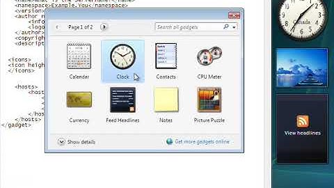 Vista   Windows Vista Sidebar