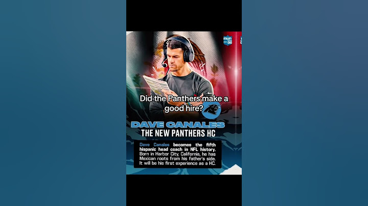 🏈 Panthers hire Buccaneers Offensive coordinator Dave Canales as head coach #nfl #carolinapanthers