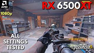 RX 6500 XT | Call of Duty: Modern Warfare 4 - 1080p - All Settings Tested