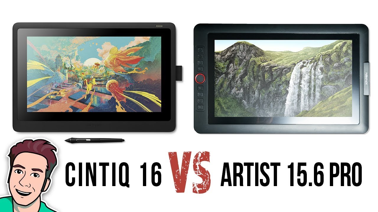 Wacom Cintiq 16 Review - the Much More Affordable Cintiq - YouTube