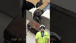 Creative tricks for installing water drainage pipes in building construction