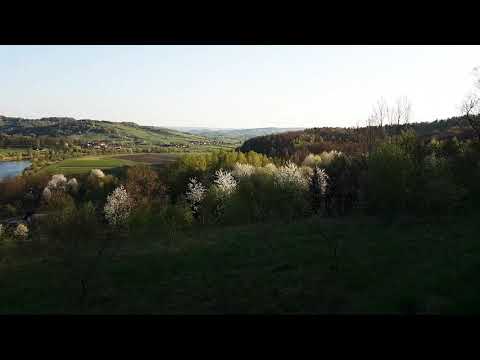 Polish spring landscape in subcarpathian voivodeship, Dynów