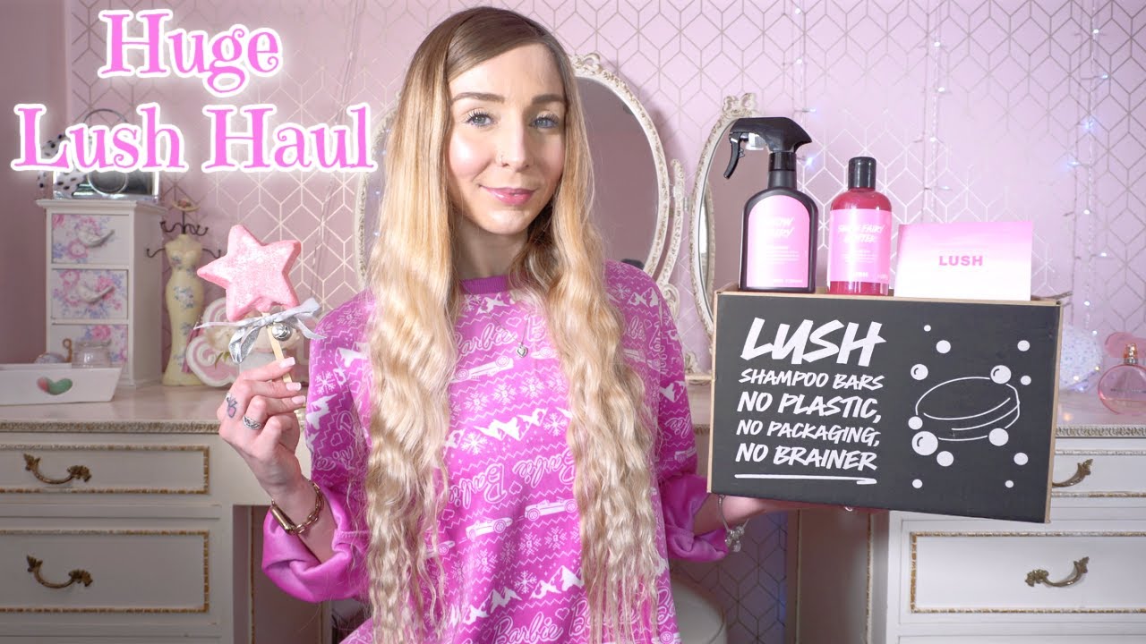 LUSH Sent Me Their Snow Fairy Collection ♡ Huge Festive Haul ♡ ZoeyGlitter