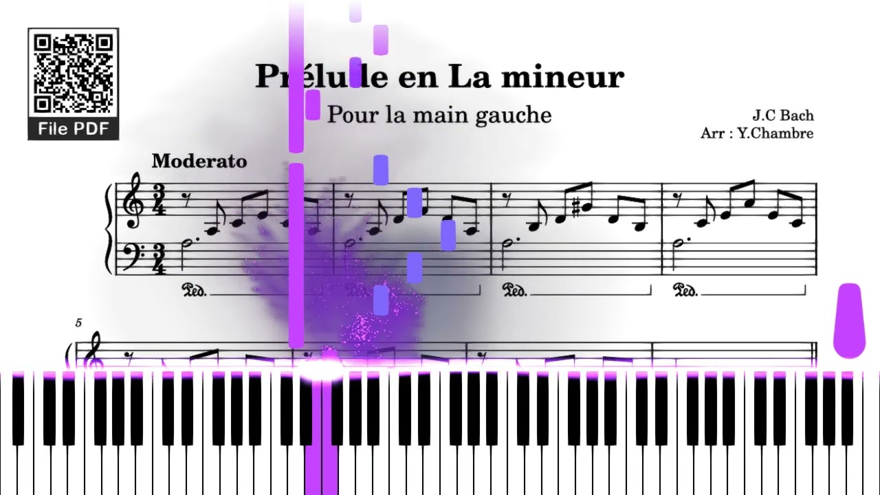 Prélude En La Mineur | Piano with Sheet PDF + MIDI
