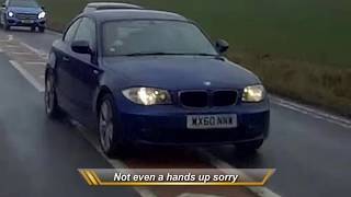 DASH CAM - NEAR MISS WITH OVERTAKING BMW