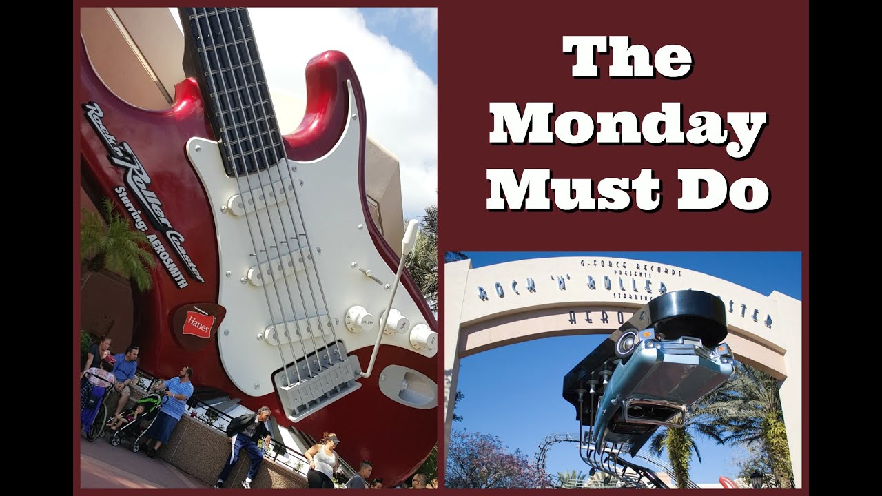 The Monday Must Do- Rock N Roller Coaster- Walt Disney World | AllDayDisney