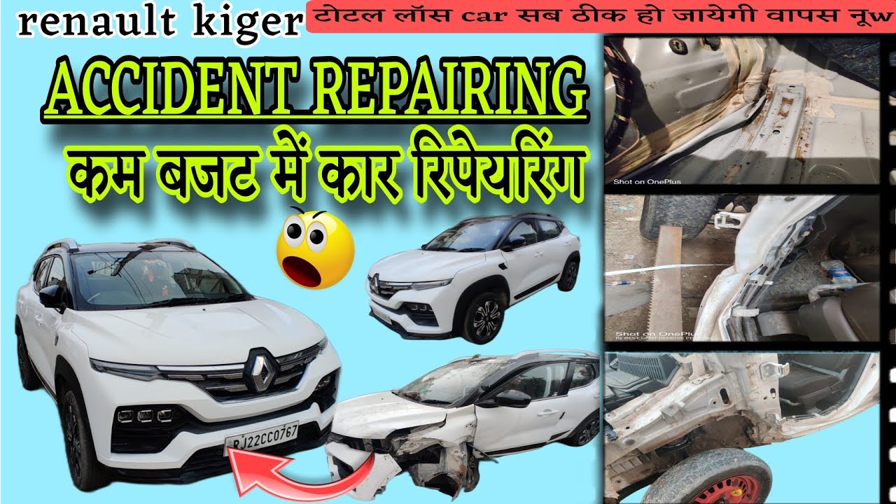 Renault kiger accident repairing # #renault #renaultkwid
