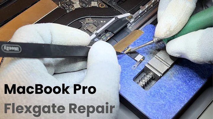 MacBook Pro Flexgate Repair | Screen Goes Blacks When Opened | Only Works At Slight Angles