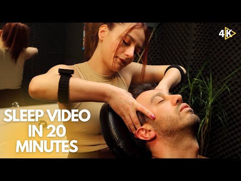 [ASMR] 20 MINUTES HEAD MASSAGE / Relaxing Talking With ''Melek''