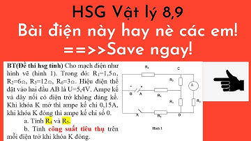 Bồi Dưỡng HSG Vật Lý 9 | Chuyên Đề Điện Học | Bài Tập Hay Phần Điện | Định Luật Ôm | Công Suất Điện