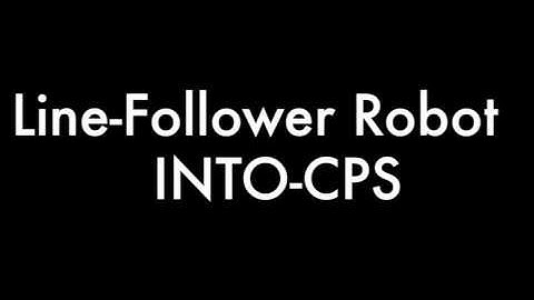 Line follower robot co simulation