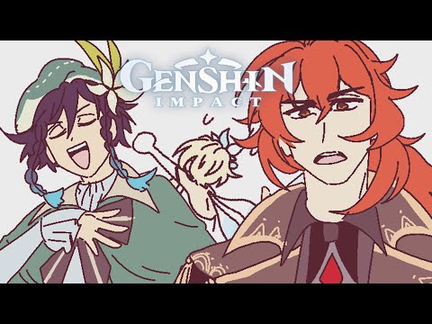 Venti's ID [Genshin Impact Comic Dub]