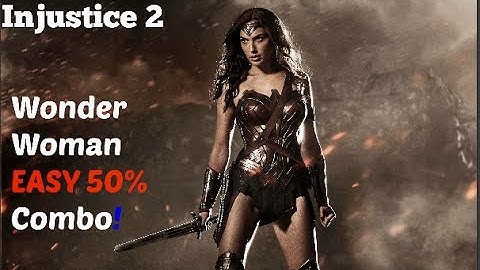 Injustice 2 Wonder Woman SIMPLE 50% Combo Tutorial