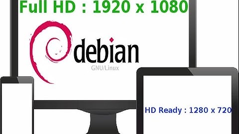 How to Add And Change Screen Resolution on Debian GNU/Linux (FullHD Resolution) in Arabic