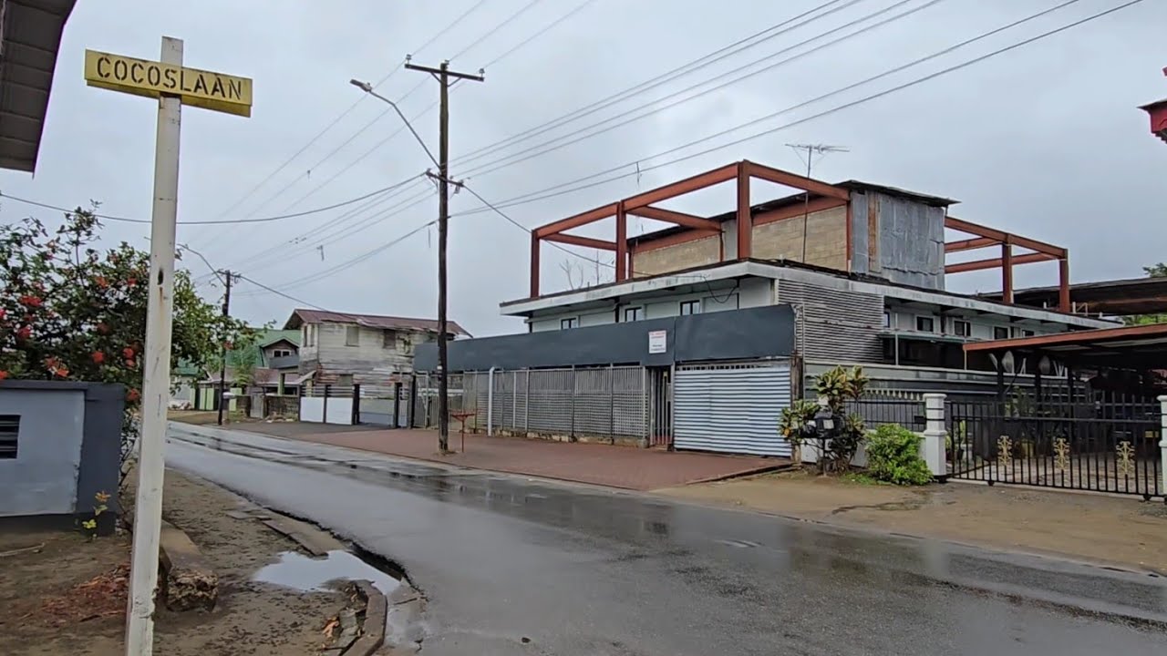 Улицы Парамарибо: на такси -3-. Кокослаан - Флорастраат.... #суринам #парамарибо