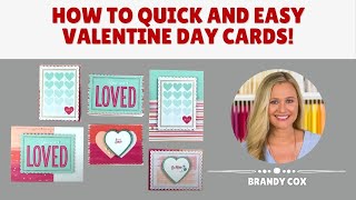 How To Make Quick And Easy Valentine Day Cards