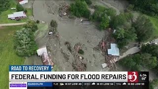 $6M in federal funding headed to Vermont for flood repairs