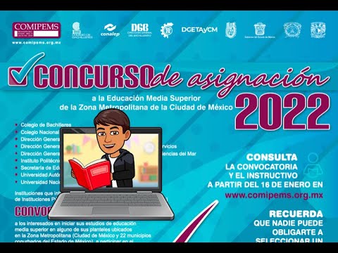 CONVOCATORIA COMIPEMS 2022 - YouTube