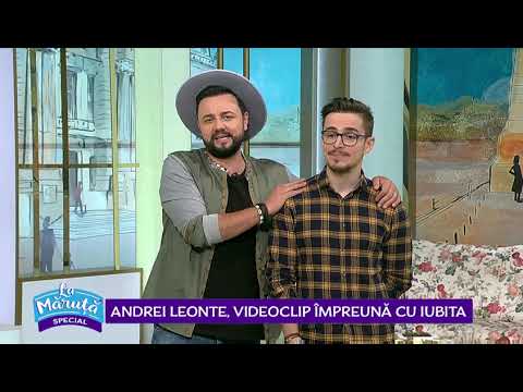Andrei Leonte, videoclip impreuna cu iubita