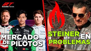 🚨 ¡ULTIMA HORA! ARDE el MERCADO de PILOTOS 🔥 STEINER pasa de la FARANDULA a TENER PROBLEMAS 🧐 F1