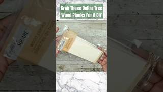 🔥 Grab These Dollar Tree Supplies To Make A Wood Planter Tray! #dollartreediy #shesocraftdee #shorts