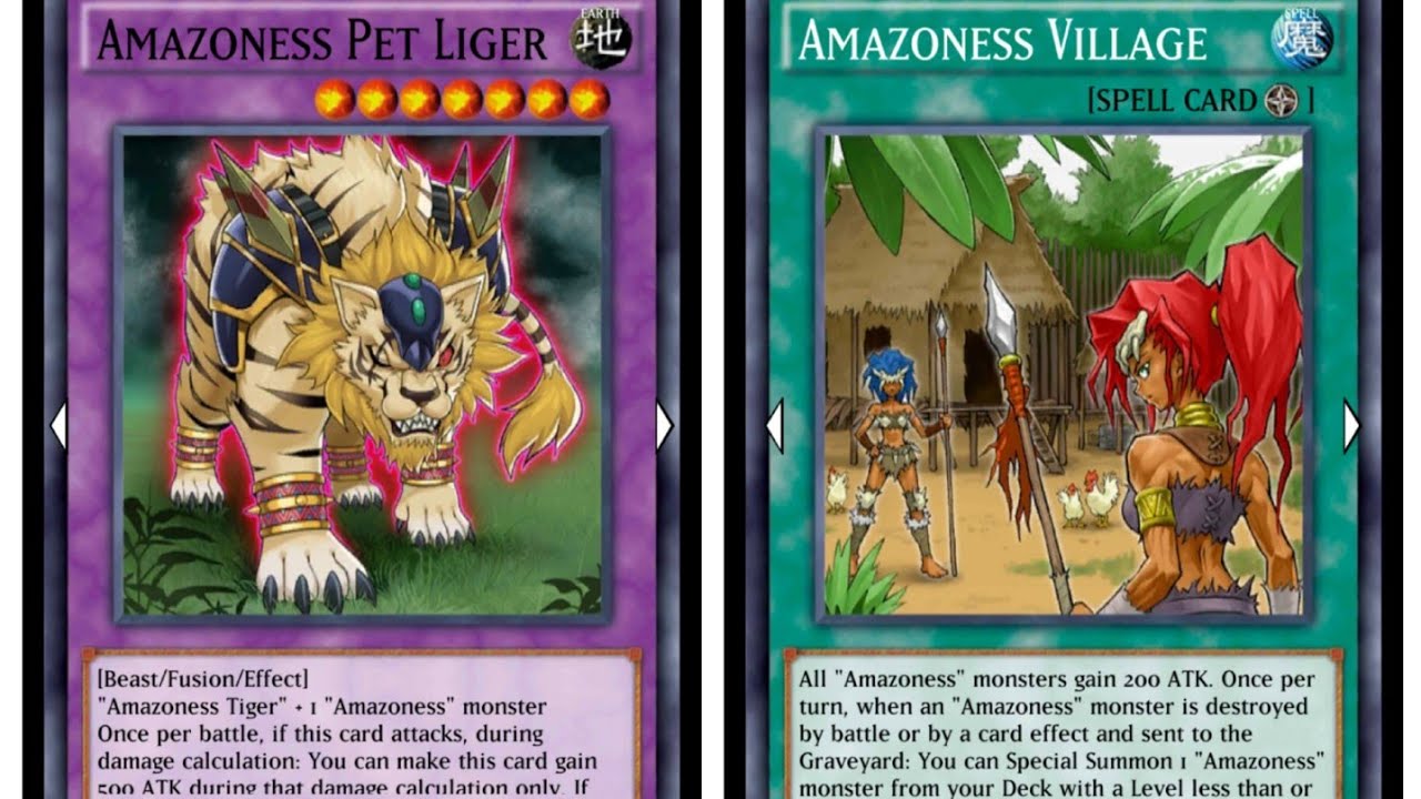 AMAZONESS Support [Yu-Gi-Oh! Duel Links] - YouTube