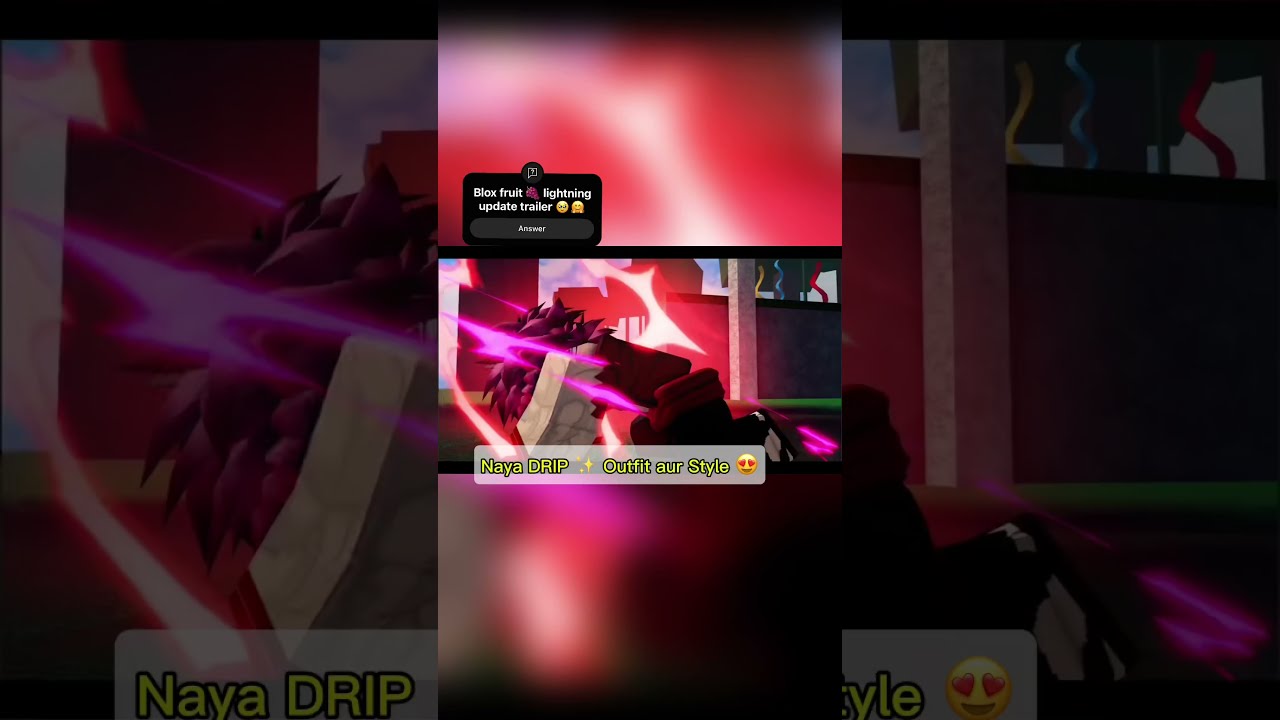  NEW LIGHTNING UPDATE In Blox Fruits Trailer Edit Roblox Shorts Bloxfruits