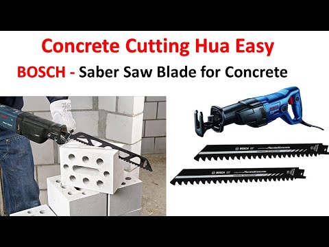 Saber Saw Blade for Concrete Cutting | Aerated Concrete Cutting Blade