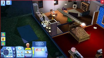 The Sims 3 Tutorial - Selecting a House from the Houses & Lots bin.