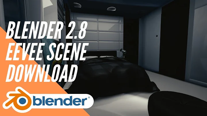 Blender 2.8 eevee scene demo + blend file