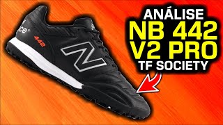 Tão BOA quanto a 442 V2 Pro FG? 😱 - Análise chuteira society New Balance 442 V2 Pro TF