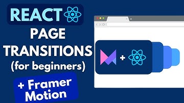 Beginners React Page Transitions Tutorial - Framer Motion & React Router | Beginners Tutorial