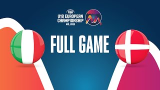 Italy v Denmark | Full Basketball Game