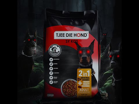 Tjee die hond sy kos