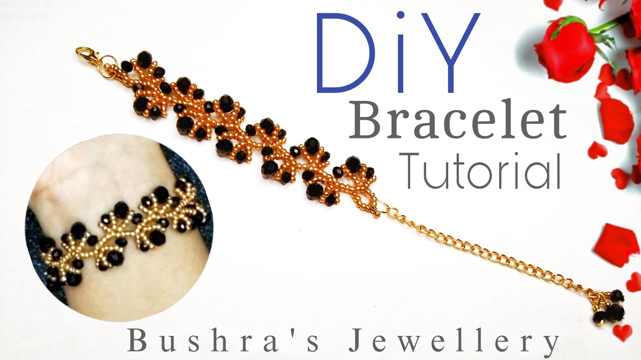 stunning beaded bracelet making tutorial diy_bracelet YouTube