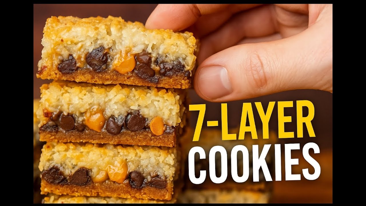 The BEST 7-layer Cookie Recipe You'll Ever Try! - YouTube