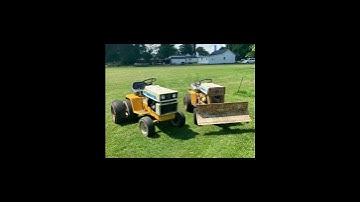 Both my cub cadets got a photo shoot!!!