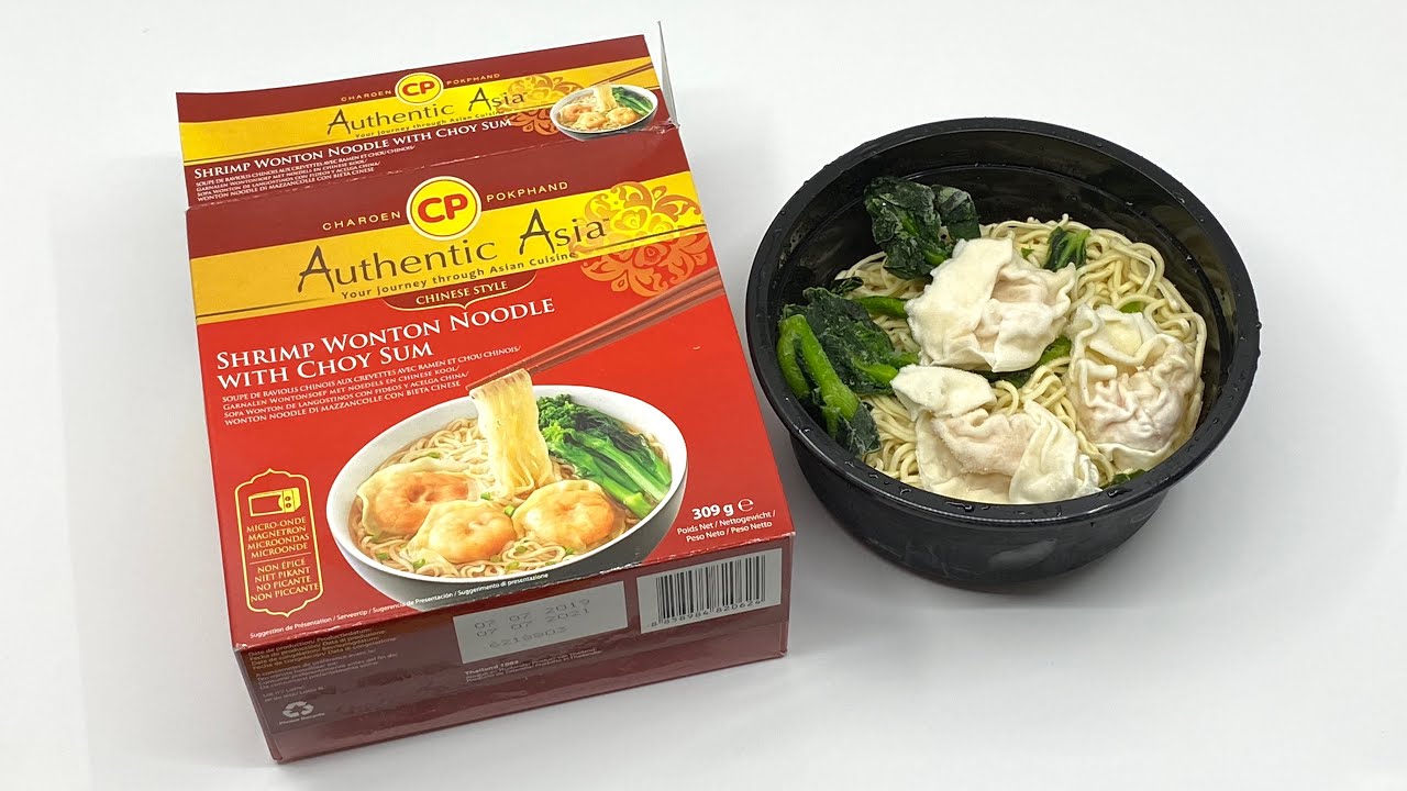 Charoen Pokphand Cp Authentic Asia Shrimp Wonton Noodle With Choy Sum 309g Youtube Charoen Pokphand Cp Authentic Asia Shrimp Wonton Noodle With Choy Sum 309g Youtube