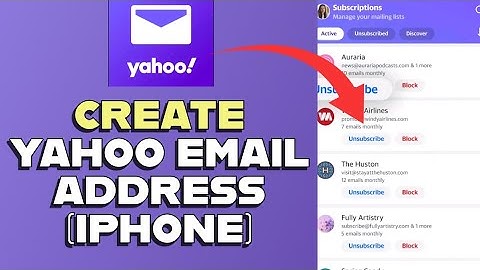 How to Create Yahoo Email Address in iPhone 2025?