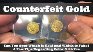 Counterfeit Gold Coin - Can You Which is Real and Which is Fake? Detection Tips - Color & Strike screenshot 5