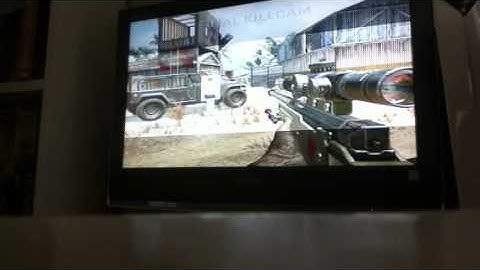 Blackops - firing range across map no scope head shot