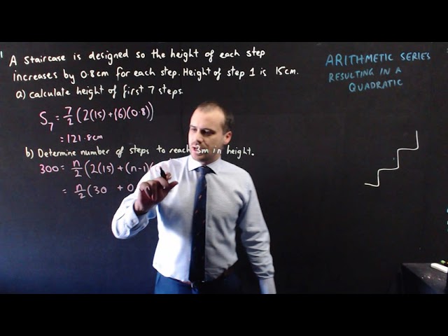 Arithmetic Series resulting in a quadratic