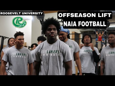 DAY IN THE LIFE || OFFSEASON LIFTS (MAX DAY!!)  || NAIA FOOTBALL || ROOSEVELT UNIVERSITY