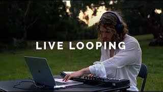 Live Looping Chill Beats During Sunset