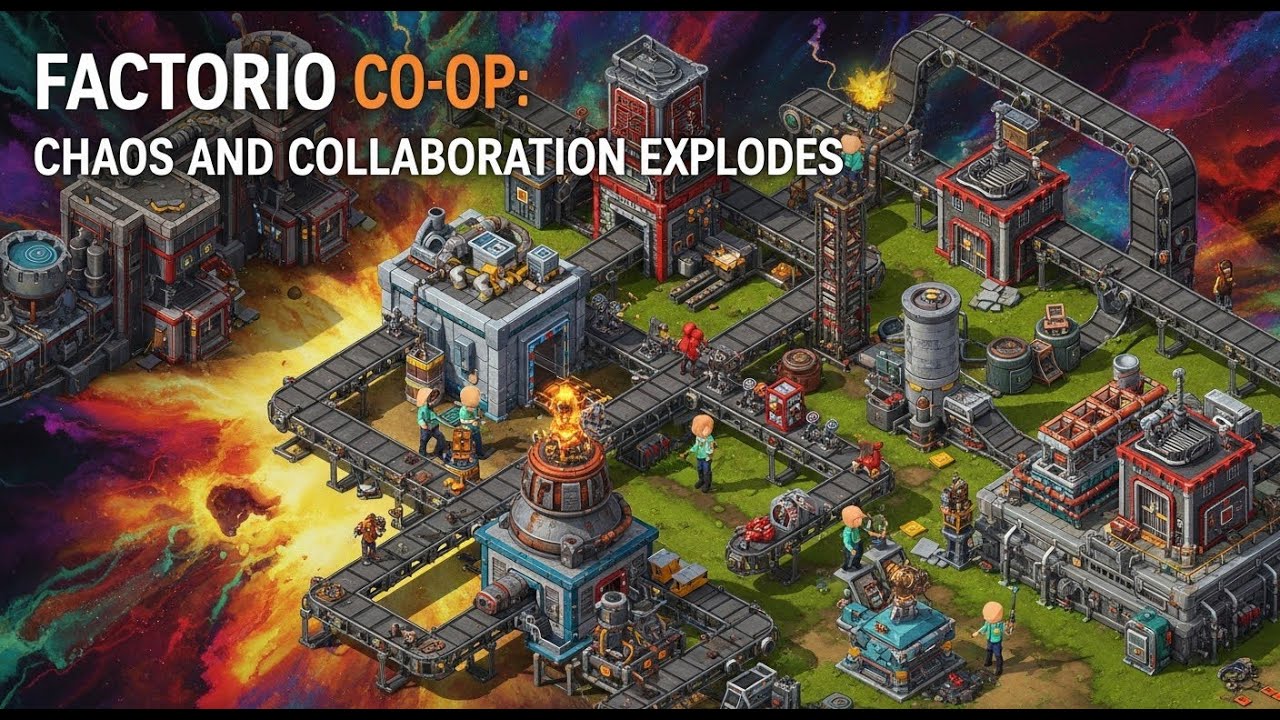 Factorio Co-Op: Chaos and Collaboration Explodes