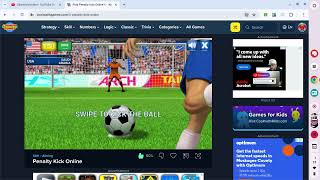 playing penalty kick online multiplayer on cool math?