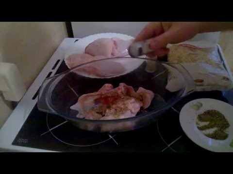 Видео рецепт Макароны с курицей