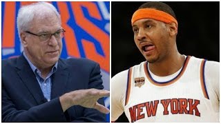 Phil Jackson Calls Out Carmelo Anthony, Again. Is He Forcing Melo Out?
