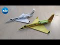 Самолёт из бумаги/Airplane made of paper/DIY