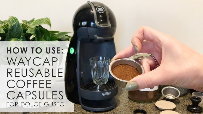 Dolce Gusto Reusable Coffee Machine Capsules - Refillable Coffee